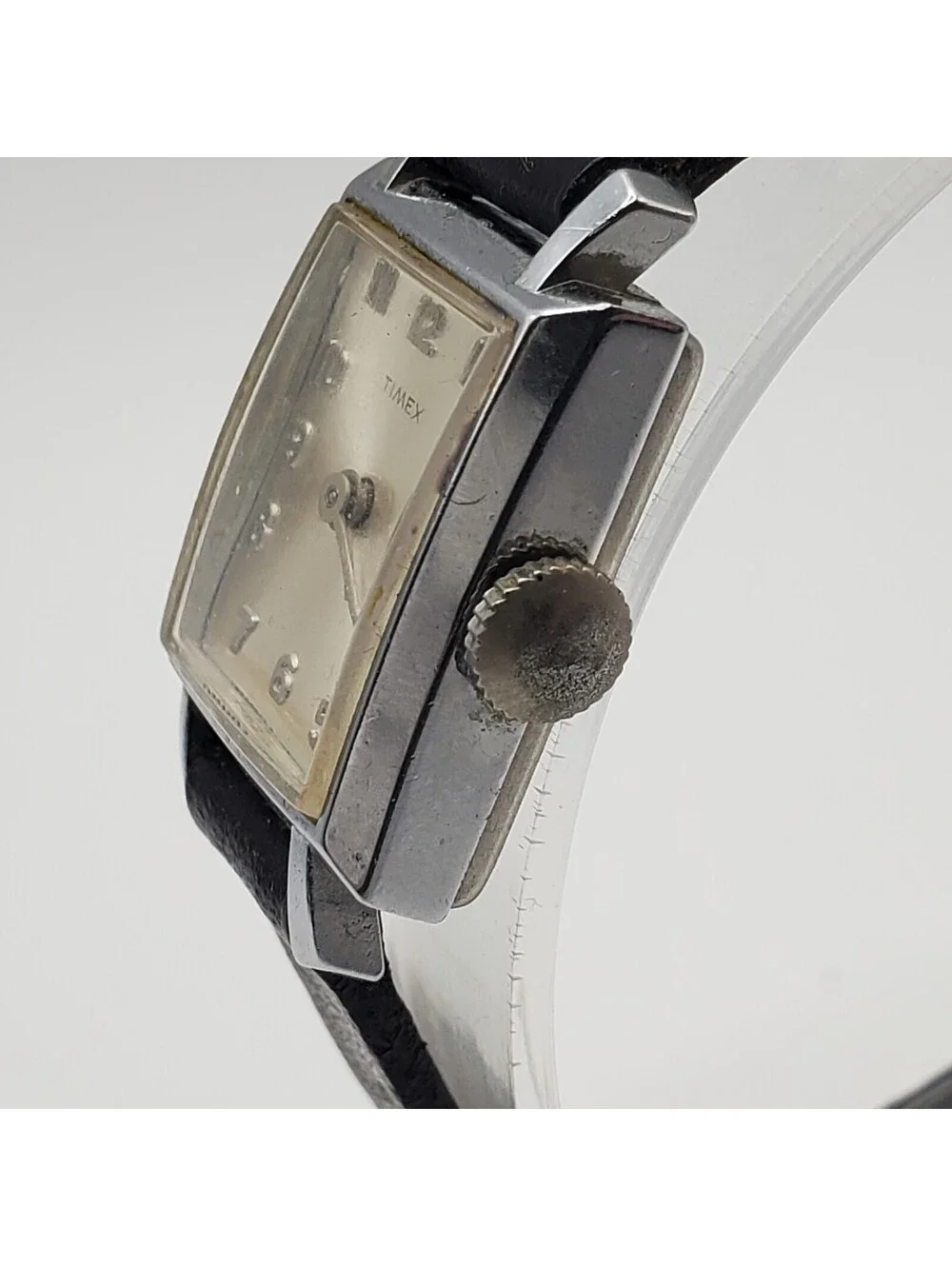 Vintage Timex Mechanical  Watch Rectangle Dial For Parts
